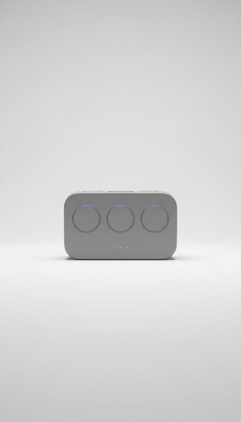 Compact Aluminum Wireless Charging Station