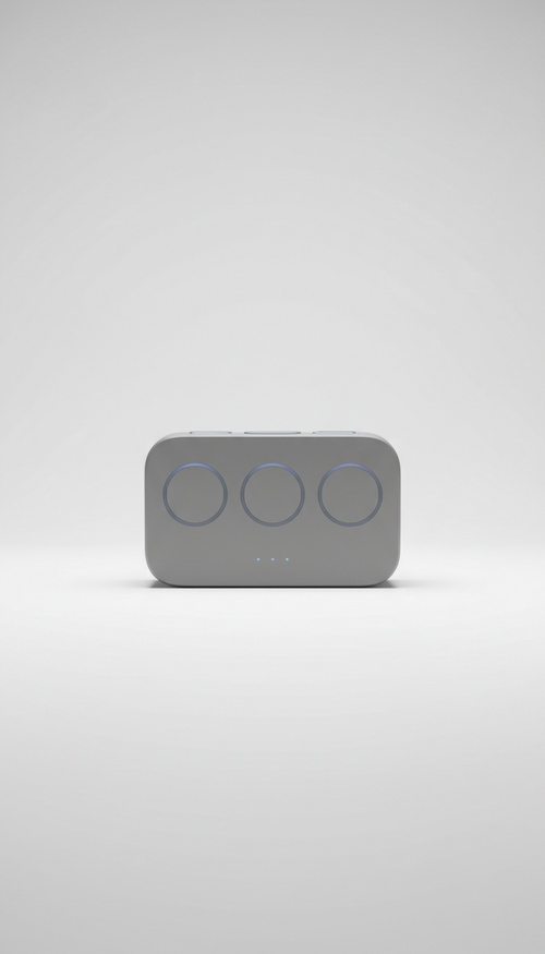 Compact Aluminum Wireless Charging Station