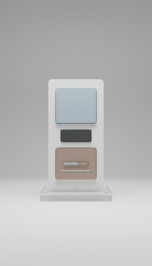 Multi-Platform Smart Light Switch with Glass Touch Panel
